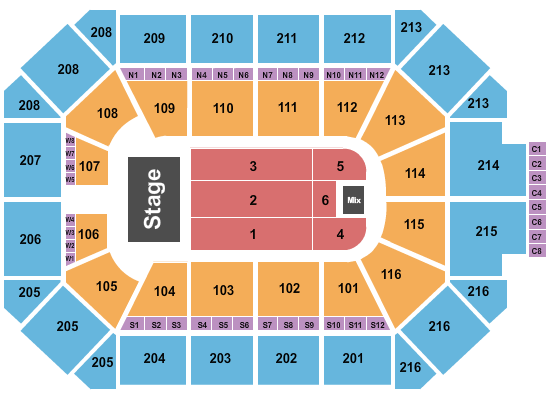 Allstate Arena Andrea Bocelli Seating Chart