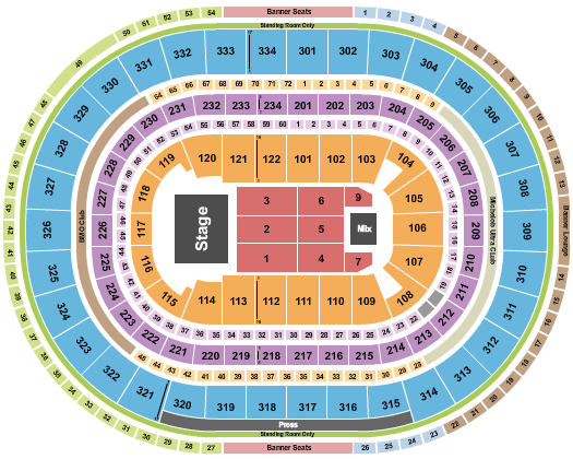 United Center Andrea Bocelli Seating Chart